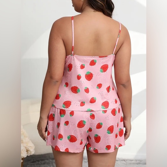 Strawberry Print 2 PC Pajama Set - Picture 5 of 5